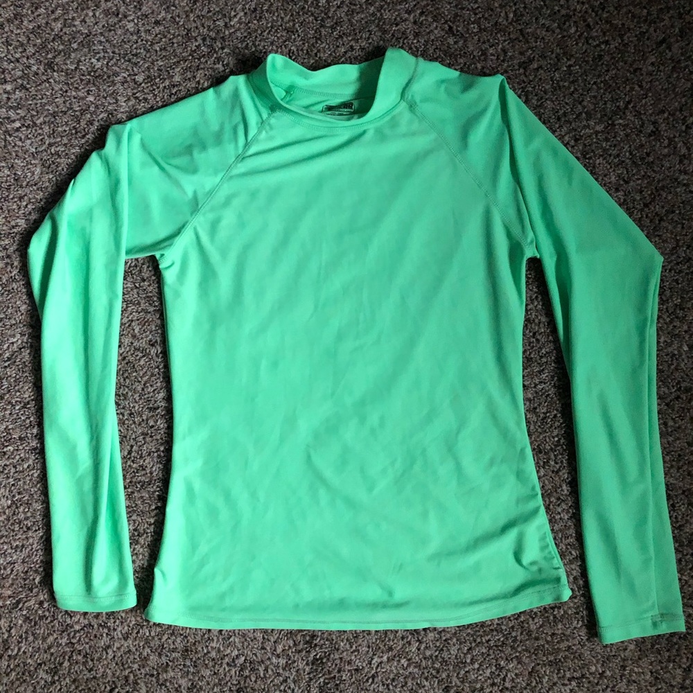 Green rash guard